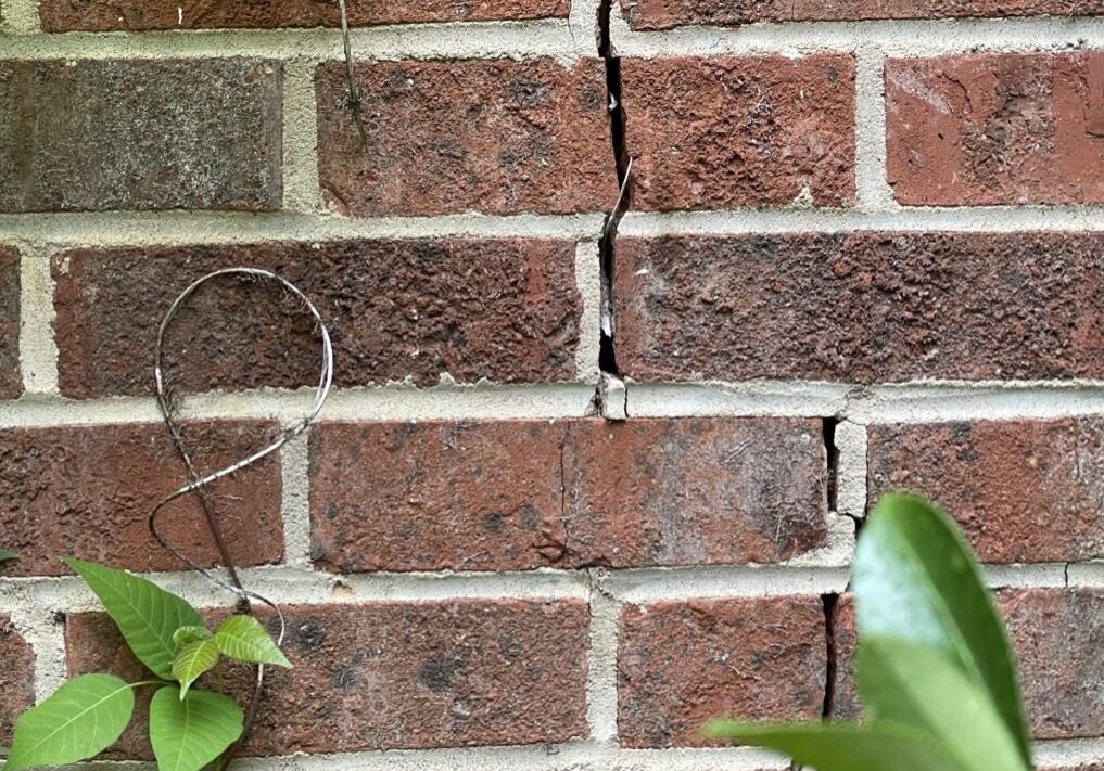 Exterior Foundation Wall Cracking
